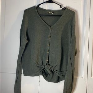 Darker teal sweater from Kohl’s